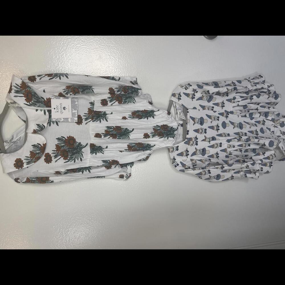 Adorable baby toddler dresses by Kate Quinn – LOT of 2